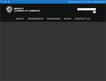 Tablet Screenshot of minoritychamber.net